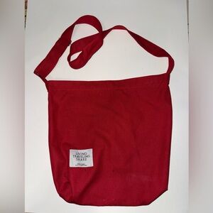 Red boho bag